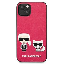 Karl Lagerfeld KLHCP13SPCUSKCP iPhone 13 mini 5,4" fuksja/fushia hardcase Ikonik Karl & Choupette - Apple Cases - Cases - Techbox