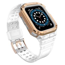 Protect Strap Band Band with Case for Watch 7/6/5/4/3/2 / SE (45/44 / 42mm) Case Armored Watch Cover Pink - Accessories - Smartwatches & Accessories - Techbox