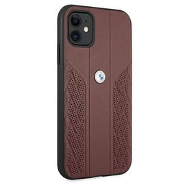 Etui BMW BMHCN61RSPPR iPhone 11 6,1" czerwony/red hardcase Leather Curve Perforate - Apple Cases - Cases - Techbox
