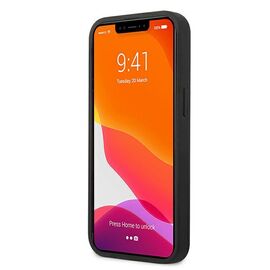 Karl Lagerfeld KLHCP13SPKMK iPhone 13 mini 5,4" czarny/black hardcase Leather Ikonik Karl`s Head Metal - Apple Cases - Cases - Techbox