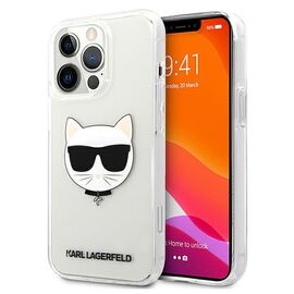 Karl Lagerfeld KLHCP13XCTR iPhone 13 Pro Max 6,7" hardcase transparent Choupette Head - Apple Cases - Cases - Techbox
