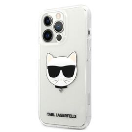 Karl Lagerfeld KLHCP13XCTR iPhone 13 Pro Max 6,7" hardcase transparent Choupette Head - Apple Cases - Cases - Techbox