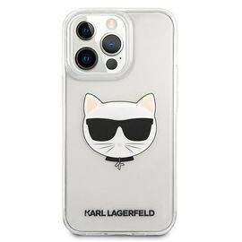 Karl Lagerfeld KLHCP13XCTR iPhone 13 Pro Max 6,7" hardcase transparent Choupette Head - Apple Cases - Cases - Techbox