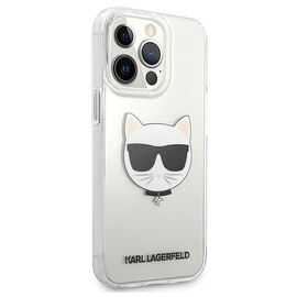Karl Lagerfeld KLHCP13XCTR iPhone 13 Pro Max 6,7" hardcase transparent Choupette Head - Apple Cases - Cases - Techbox