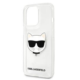 Karl Lagerfeld KLHCP13XCTR iPhone 13 Pro Max 6,7" hardcase transparent Choupette Head - Apple Cases - Cases - Techbox