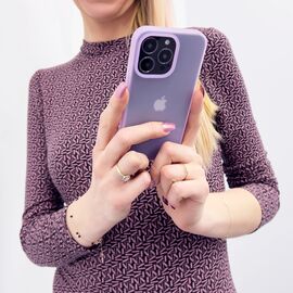 Kingxbar Plain Series case cover for iPhone 13 Pro Max silicone cover purple - Apple Cases - Cases - Techbox