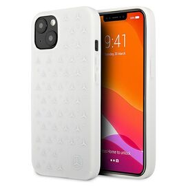 Mercedes MEHCP13MESPWH iPhone 13 6,1" biały/white hardcase Silver Stars Pattern - Apple Cases - Cases - Techbox