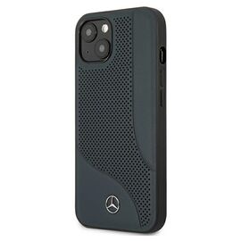 Mercedes MEHCP13SCDONA iPhone 13 mini 5,4" granatowy/navy hardcase Leather Perforated Area | Techbox