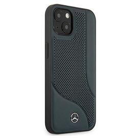Mercedes MEHCP13SCDONA iPhone 13 mini 5,4" granatowy/navy hardcase Leather Perforated Area | Techbox
