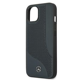 Mercedes MEHCP13SCDONA iPhone 13 mini 5,4" granatowy/navy hardcase Leather Perforated Area | Techbox