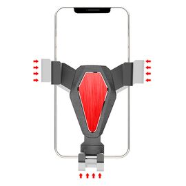 Gravity smartphone car holder, silver (YC07) - Smartphone Holders - Smartphones - Techbox