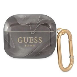 Guess GUA3UNMK AirPods 3 cover black / black Marble Collection - Smartphone Accessories - Cables & Accessories - Techbox