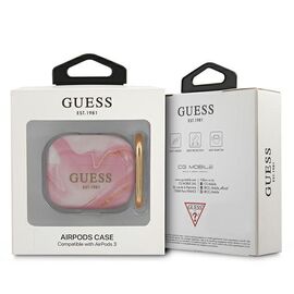 Guess GUA3UNMP AirPods 3 cover pink / pink Marble Collection - Smartphone Accessories - Cables & Accessories - Techbox