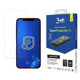 Screen protector for iPhone 13 mini antibacterial screen for gamers from the 3mk Silver Protection+ series | Techbox
