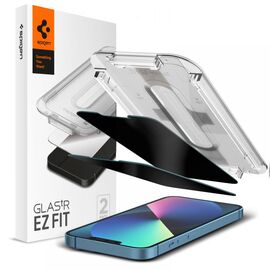 Spigen Glas.tR EZ Fit Privacy Tempered Glass for iPhone 13 / 13 Pro / 14 / 16e - 2 pcs. | Techbox
