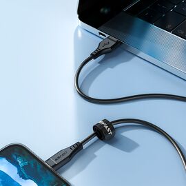 Acefast cable MFI USB - Lightning 1.2m, 2.4A black (C3-02 black) - Cables & Adapters - Cables & Accessories - Techbox