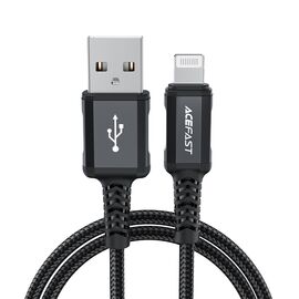 Acefast cable MFI USB - Lightning 1,8m, 2,4A black (C4-02 A Black) - Cables & Adapters - Cables & Accessories - Techbox