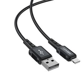 Acefast cable MFI USB - Lightning 1,8m, 2,4A black (C4-02 A Black) - Cables & Adapters - Cables & Accessories - Techbox