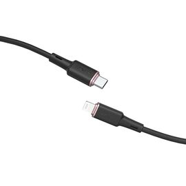 Acefast cable MFI USB Type C - Lightning 1.2m, 30W, 3A black (C2-01 black) | Techbox