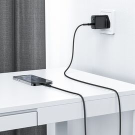 Acefast C4-01 Lightning - USB-C PD cable 30W 3A 480Mb/s 1.8m - black | Techbox