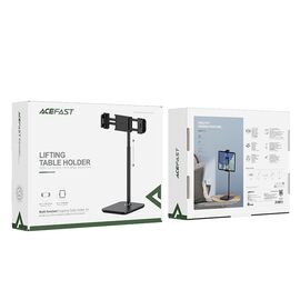 Acefast telescopic phone and tablet holder (135-230mm wide) for the desk 360 ° black (E4 black) | Techbox