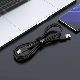 Acefast USB cable - USB Type C 1.2m, 3A black (C2-04 black) | Techbox