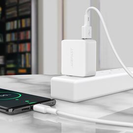 Acefast USB cable - USB Type C 1.2m, 3A black (C2-04 black) | Techbox