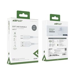 Acefast USB cable - USB Type C 1.2m, 3A white (C3-04 white) | Techbox