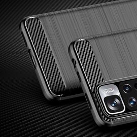 Carbon Case flexible case cover Xiaomi Redmi Note 11 Pro+ 5G (China) / 11 Pro 5G (China) / Mi11i HyperCharge / Poco X4 NFC black | Techbox
