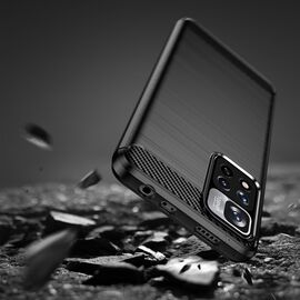 Carbon Case flexible case cover Xiaomi Redmi Note 11 Pro+ 5G (China) / 11 Pro 5G (China) / Mi11i HyperCharge / Poco X4 NFC black | Techbox