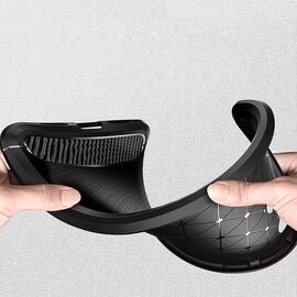 Carbon Case Flexible cover for OnePlus Nord N200 5G black - Uncategorized Cases (2) - Cases - Techbox