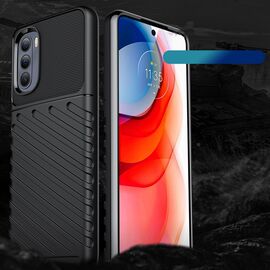 Thunder Case flexible armored cover for Motorola Moto G Stylus 2022 black | Techbox
