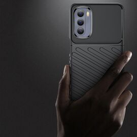 Thunder Case flexible armored cover for Motorola Moto G Stylus 2022 black | Techbox
