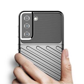 Thunder Case flexible armored cover for Samsung Galaxy S22 + (S22 Plus) black | Techbox