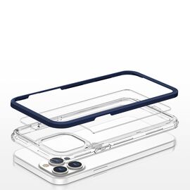 Clear 3in1 case for iPhone 13 Pro blue frame gel cover - Apple Cases - Cases - Techbox