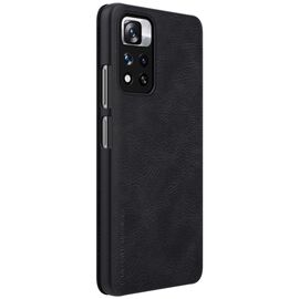Nillkin Qin Case Case for Xiaomi Redmi Note 11 Pro+ (China) / Redmi Note 11 Pro (China) / Mi11i HyperCharge Camera Protector Holster Cover Flip Case Black | Techbox