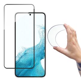Wozinsky Full Cover Flexi Nano Glass Film Tempered Glass With Frame For Samsung Galaxy S22 + (S22 Plus) Transparent | Techbox