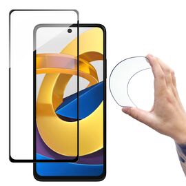 Wozinsky Full Cover Flexi Nano Glass Film Tempered Glass With Frame Xiaomi Poco M4 Pro 5G Transparent - Xiaomi - Screen & Camera Protection - Techbox