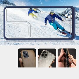 Clear 3in1 Case for Samsung Galaxy S22 Ultra Frame Gel Cover Blue - Samsung Cases - Cases - Techbox