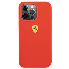Ferrari FESSIHCP13XRE iPhone 13 Pro Max 6.7" red/red hardcase Silicone | Techbox