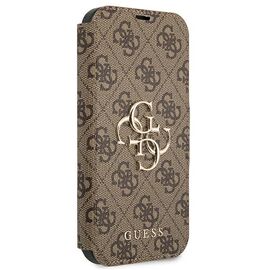 Guess GUBKP13X4GMGBR iPhone 13 Pro Max 6.7" brown/brown book 4G Big Metal Logo | Techbox