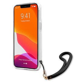 Guess GUHCP13LKCABBK iPhone 13 Pro / 13 6.1 "black / black hardcase Camo Strap Collection - Apple Cases - Cases - Techbox