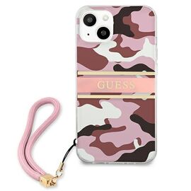 Guess GUHCP13MKCABPI iPhone 13 6.1 "pink / pink hardcase Camo Strap Collection - Apple Cases - Cases - Techbox