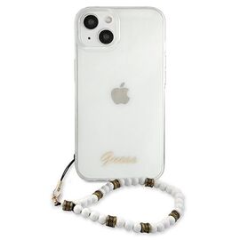 Guess GUHCP13MKPSWH iPhone 13 6.1 "Transparent hardcase White Pearl - Apple Cases - Cases - Techbox