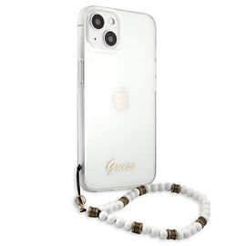 Guess GUHCP13MKPSWH iPhone 13 6.1 "Transparent hardcase White Pearl - Apple Cases - Cases - Techbox