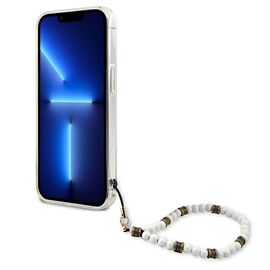 Guess GUHCP13MKPSWH iPhone 13 6.1 "Transparent hardcase White Pearl - Apple Cases - Cases - Techbox