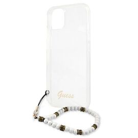 Guess GUHCP13MKPSWH iPhone 13 6.1 "Transparent hardcase White Pearl - Apple Cases - Cases - Techbox