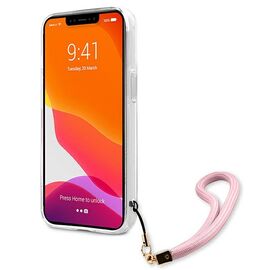 Guess GUHCP13SKCABPI iPhone 13 mini 5.4" pink/pink hardcase Camo Strap Collection | Techbox