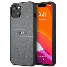 Guess GUHCP13SPSASBGR iPhone 13 mini 5.4" grey/grey Saffiano Strap | Techbox