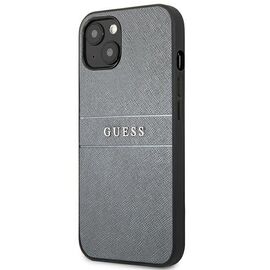 Guess GUHCP13SPSASBGR iPhone 13 mini 5.4" grey/grey Saffiano Strap | Techbox